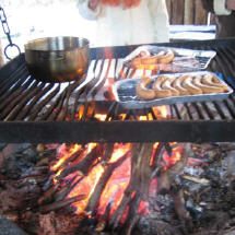 Zum Abschluss noch eine schöne Rote vom Grill